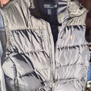 Men's polo puffy vest